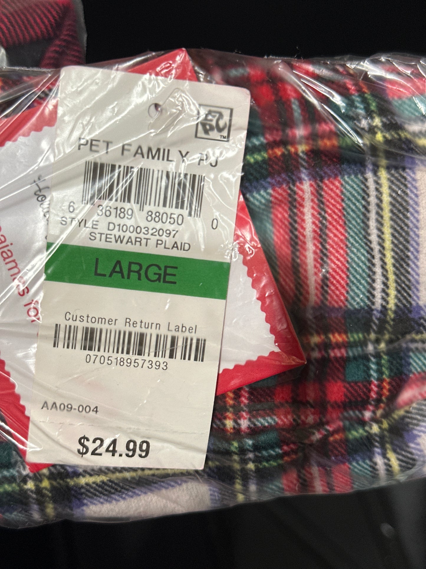 بيجامة ستيوارت بلايد للحيوانات الأليفة للعطلات