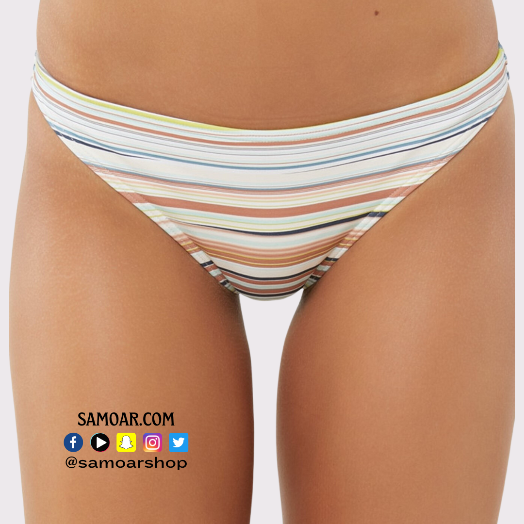 Heat Wave Printed Cheeky Bikini Bottom