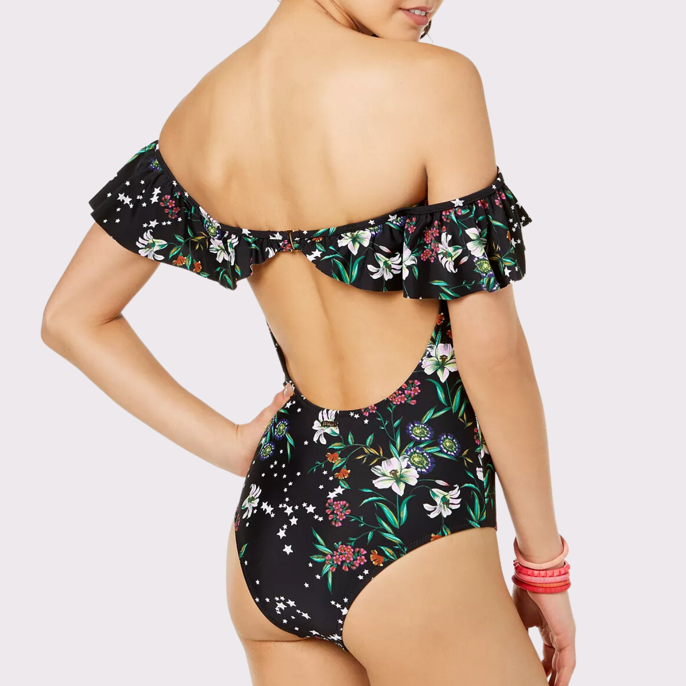 Stars And Bloom Off-The Shoulder