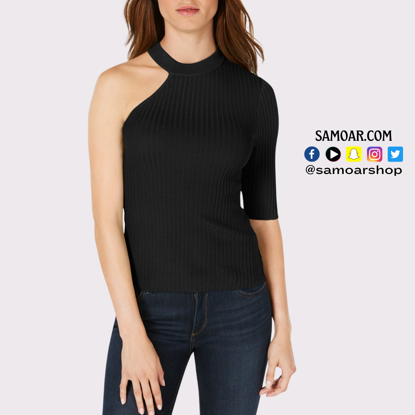 One-Shoulder Sweater