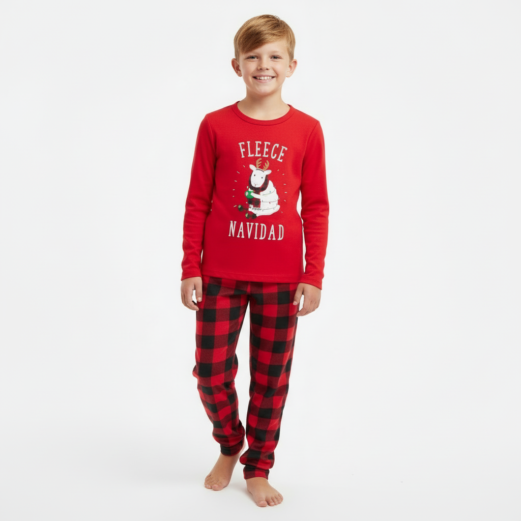 Fleece Navidad Family matching PJ
