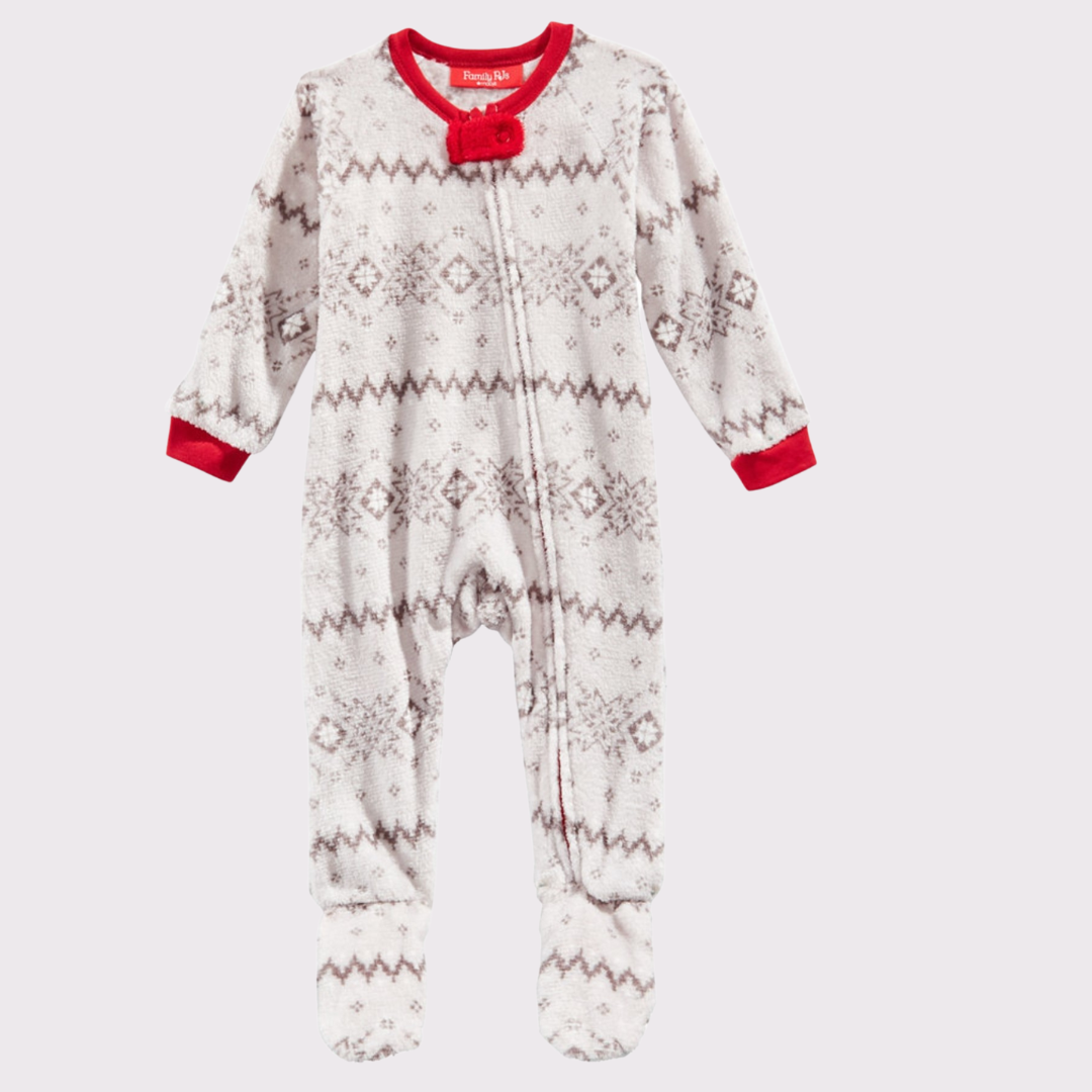 بيجامات شتوية للعطلات من Fairisle Footed