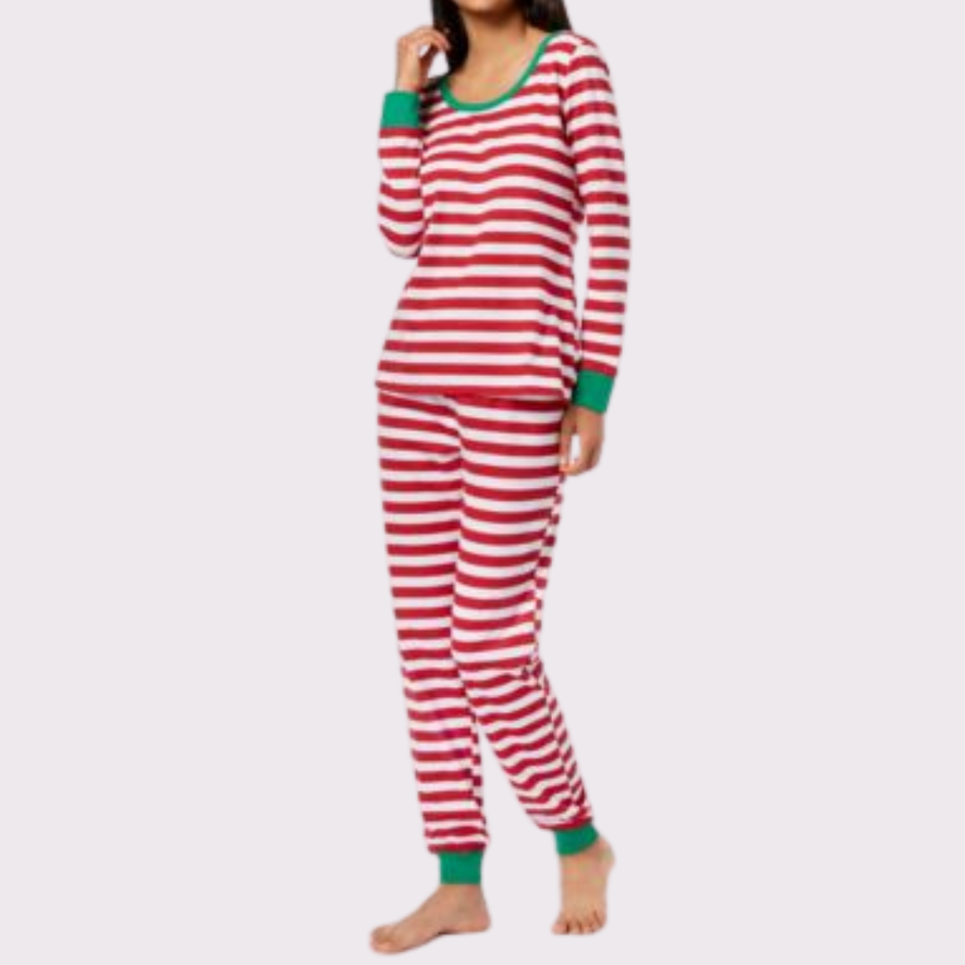 Red Stripe Holiday PJ