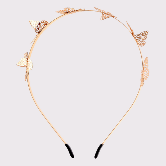 INC International Concepts Gold-Tone Openwork Butterfly H Gold
