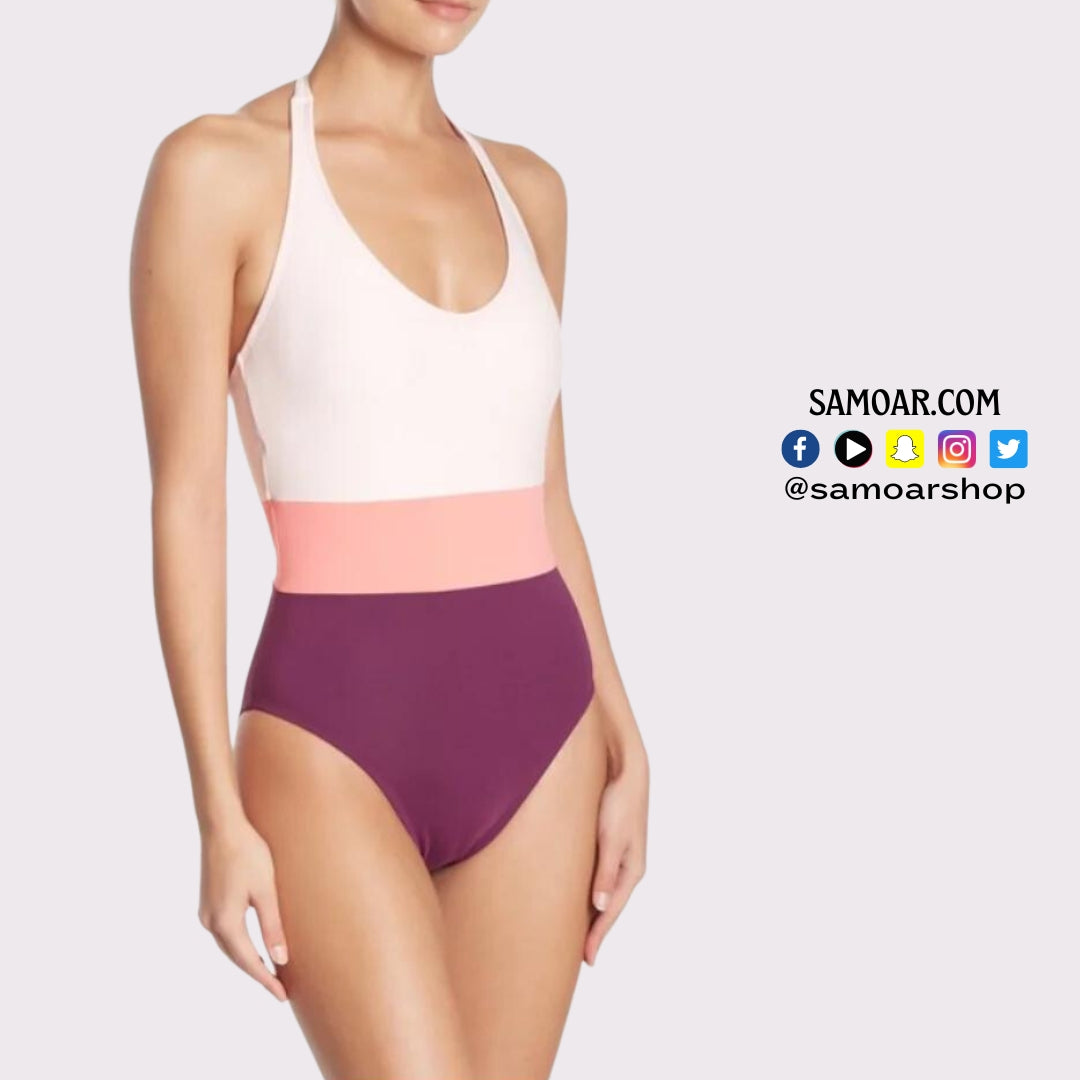Color block Halter