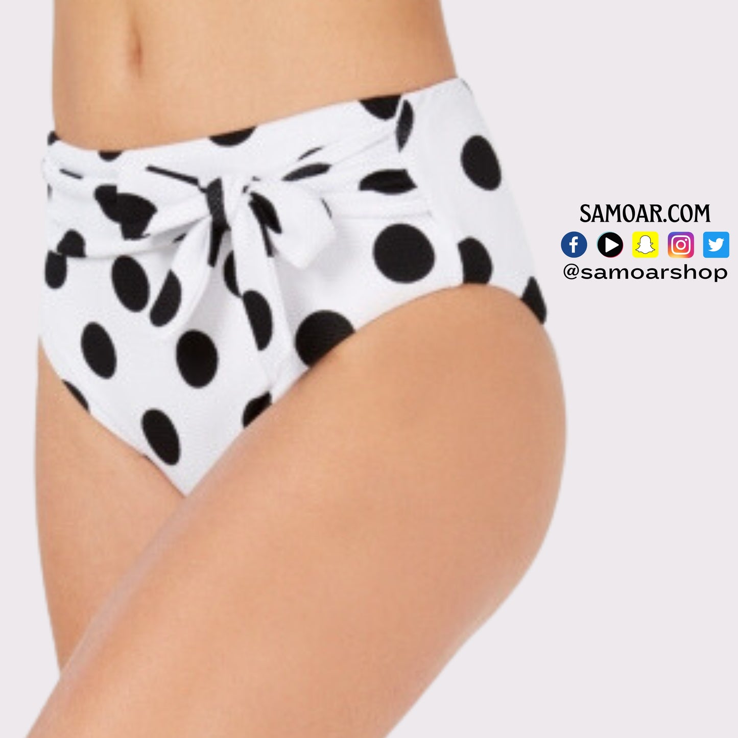 Tie High-Waist Bottoms