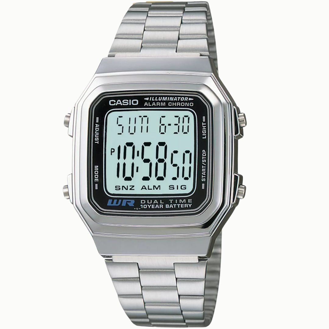 Digital Stainless Steel Bracelet Watch 32mm