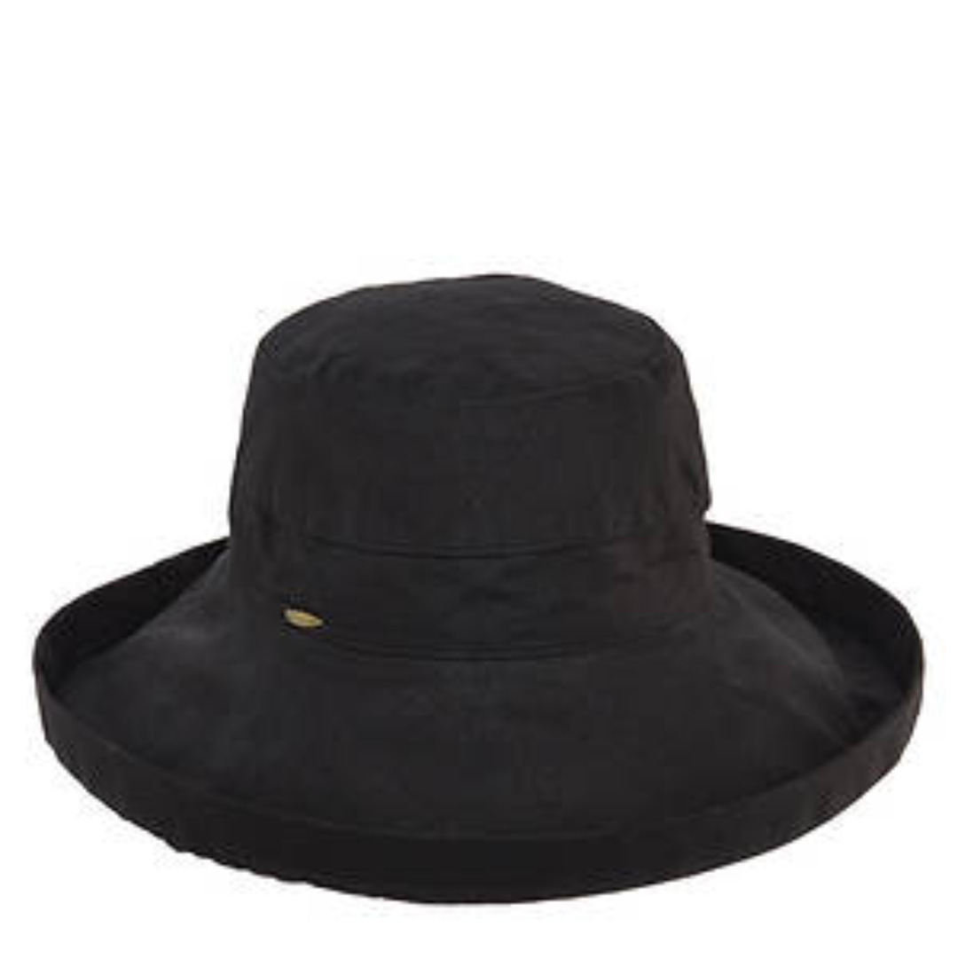 Cotton Big Brim with Inner Drawstring