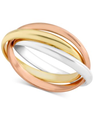 Multi-Row Rolling Ring in Tri- Tri-Tone 9