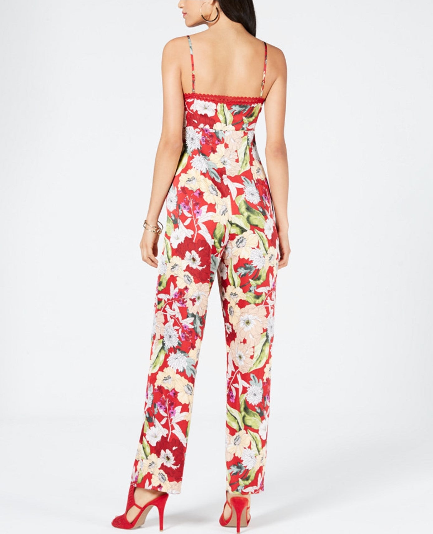 GUESS Floral-Print Jumpsuit
