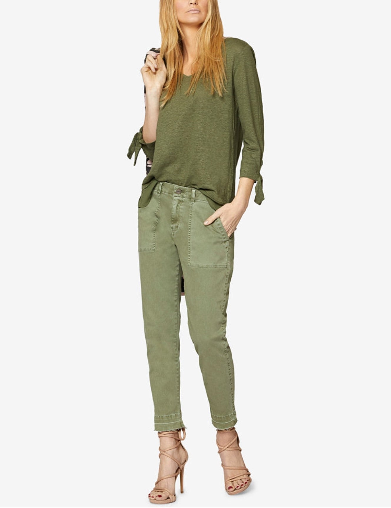 Sanctuary City Tie-Sleeve Top