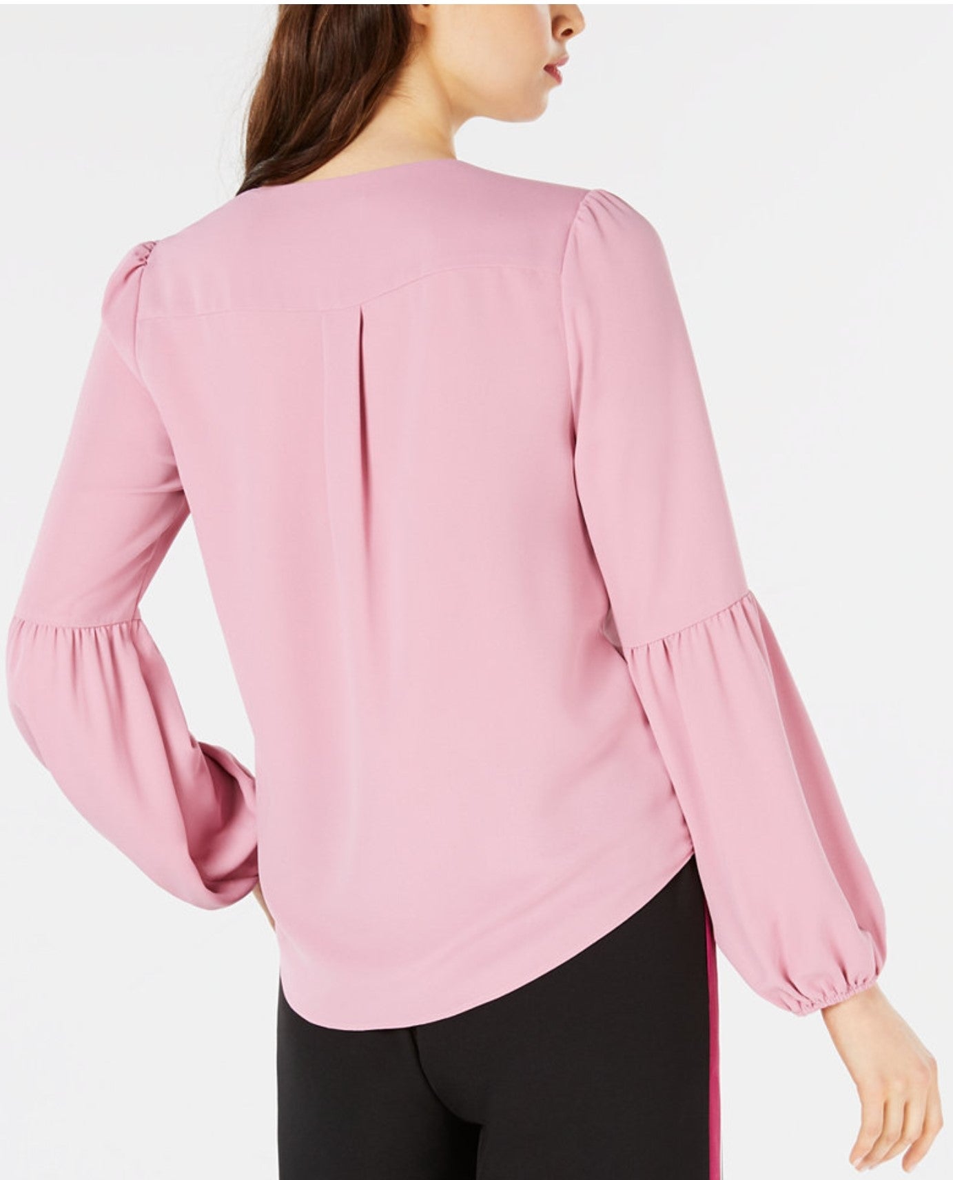 Bar Ill Blouson-Sleeve Surplice Top