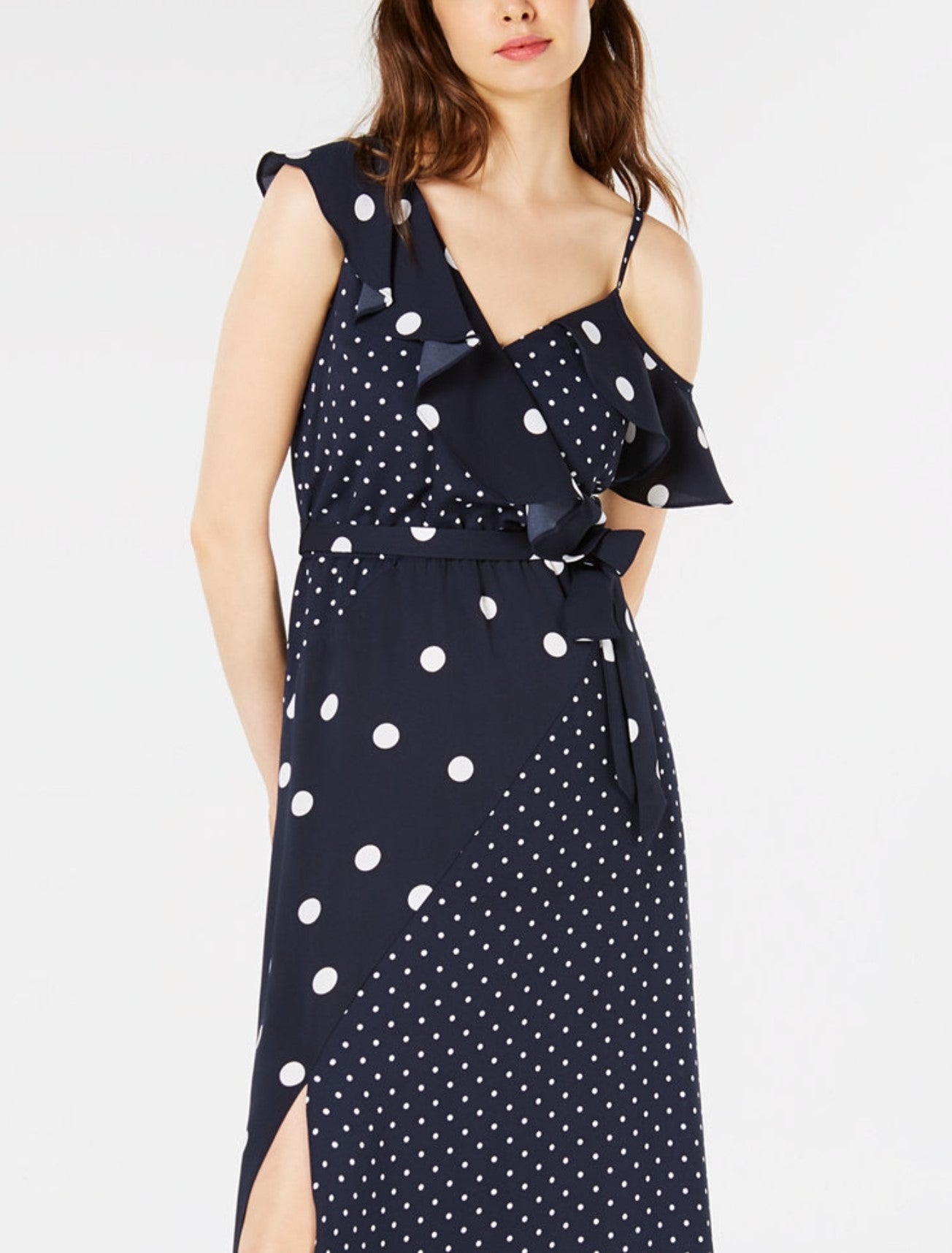 Bar Ill Mixed Dot-Print Maxi Dress