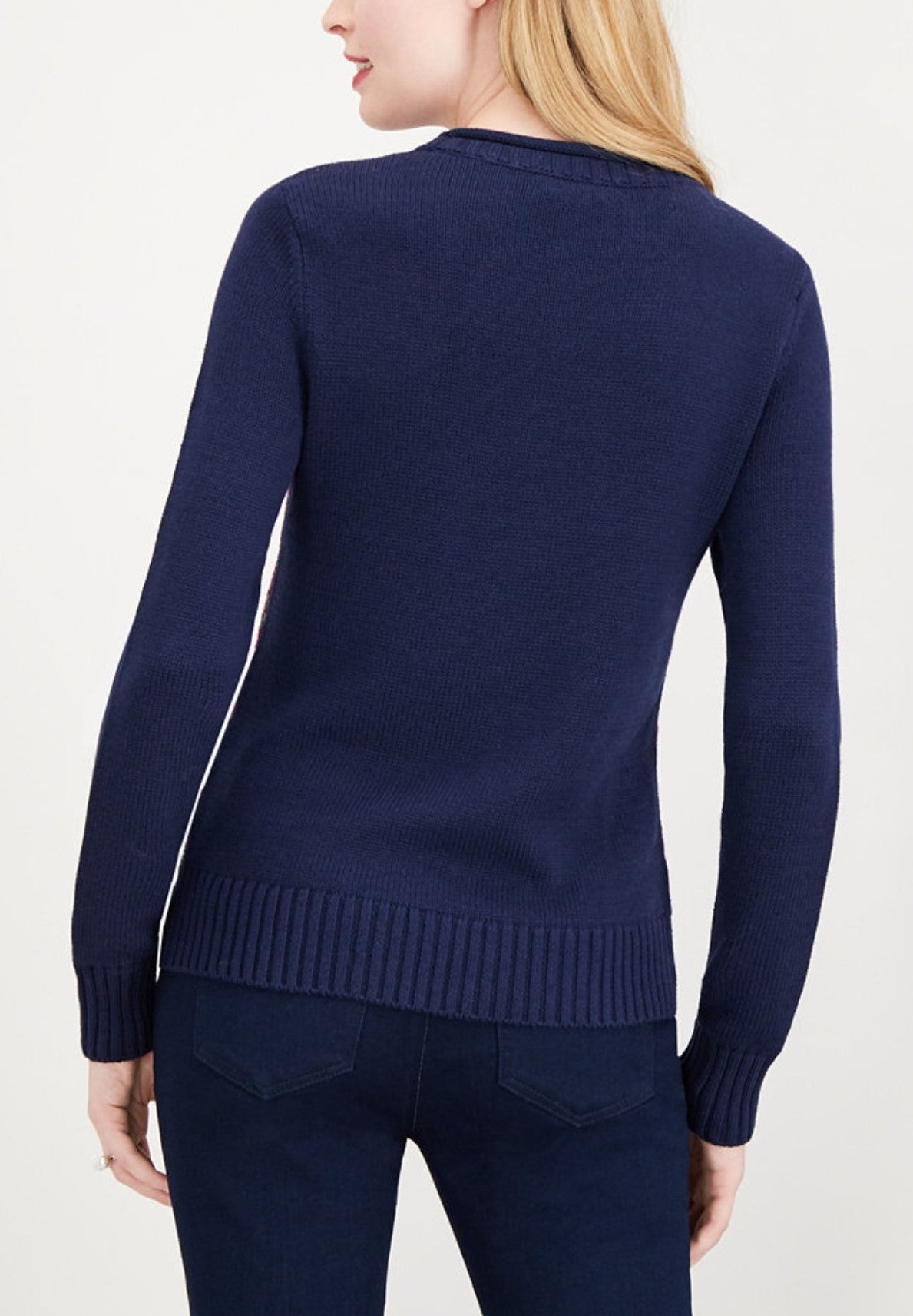 Striped Crew-Neck Sweater