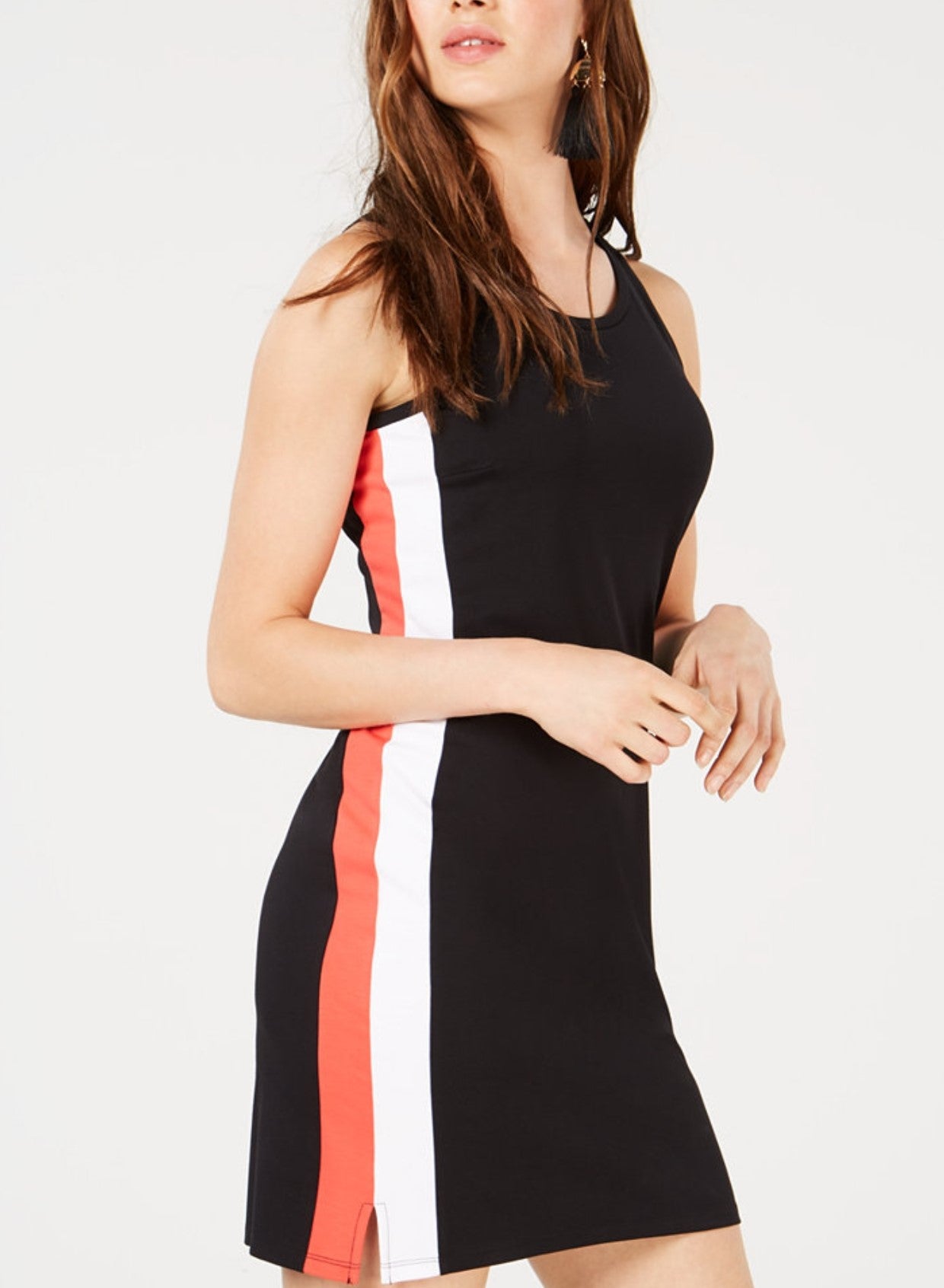 Bar Ill Varsity-Stripe Sheath Dress