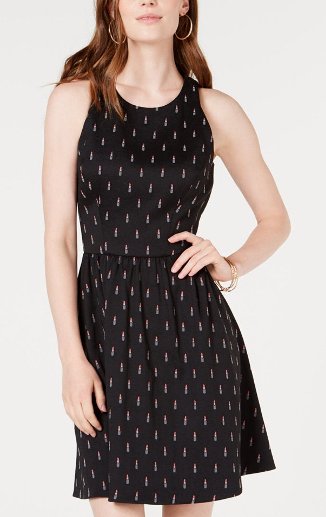 Maison Jules Sleeveless Fit & Flare Dress