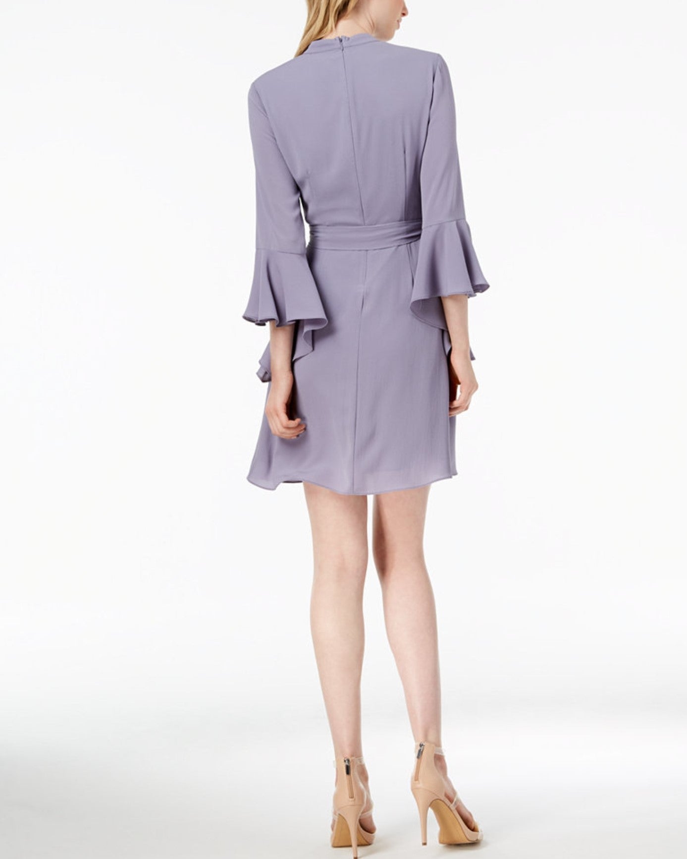 Bar Ill Choker Bell-Sleeve Wrap Dress