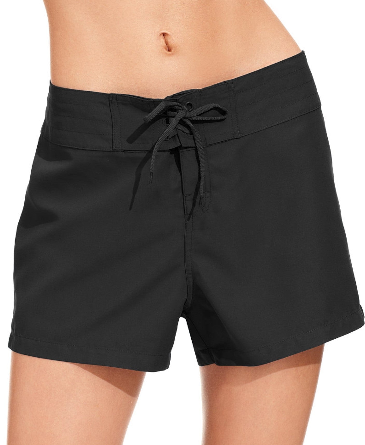 Island Escape Tie-Front Board Shorts