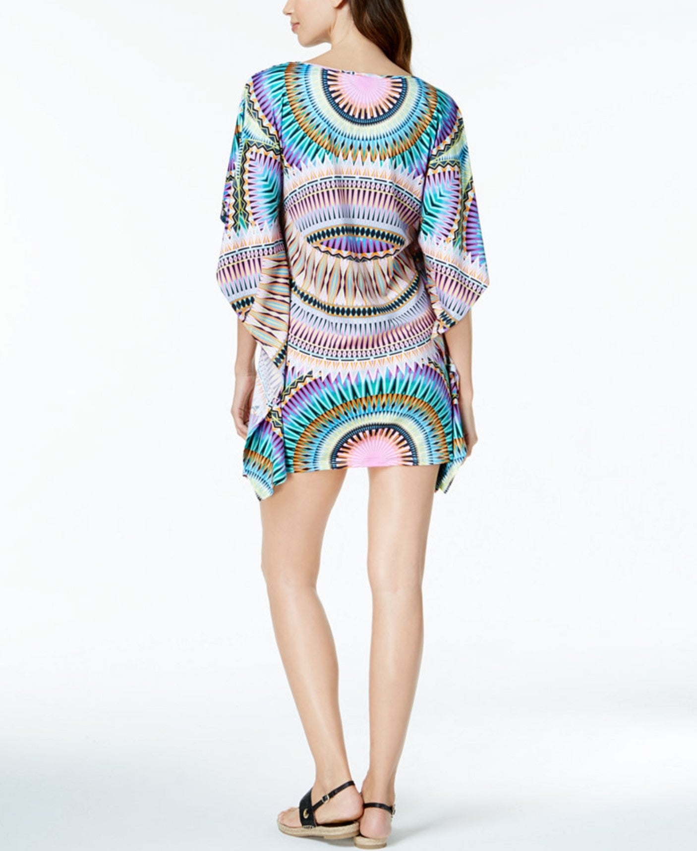 Bar III Sunburst Caftan Cover-Up