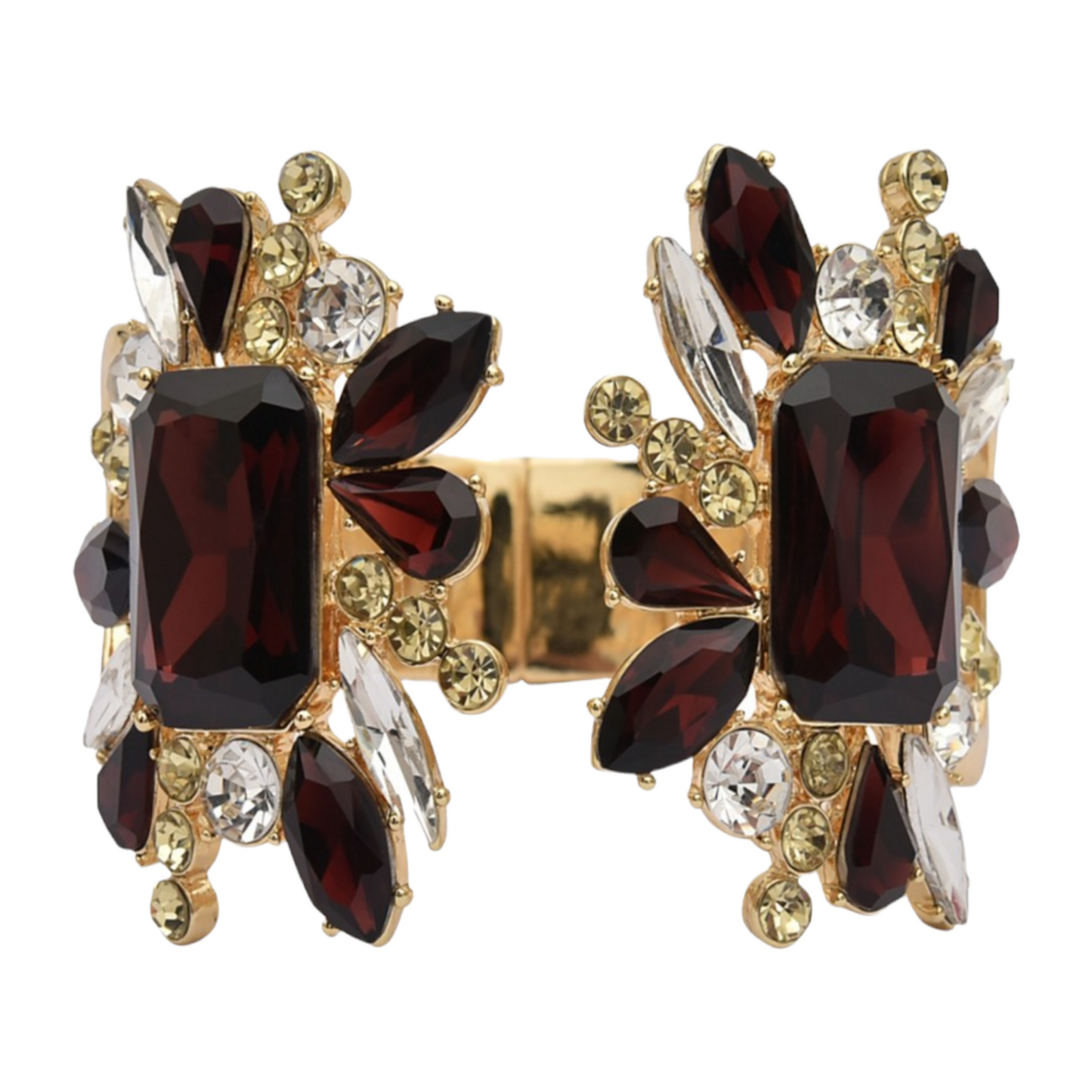 INC International Concepts Gold-Tone Multi Stone Cuff Bra MultiMisa Hylton for INC Gold-Tone Multi Stone Cuff Bracelet