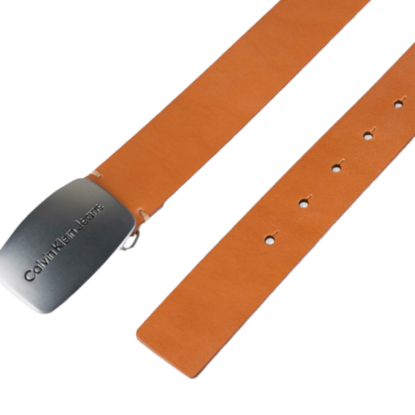 Calvin Klein Women's Jeans Casual Plaque Buckle Belt
