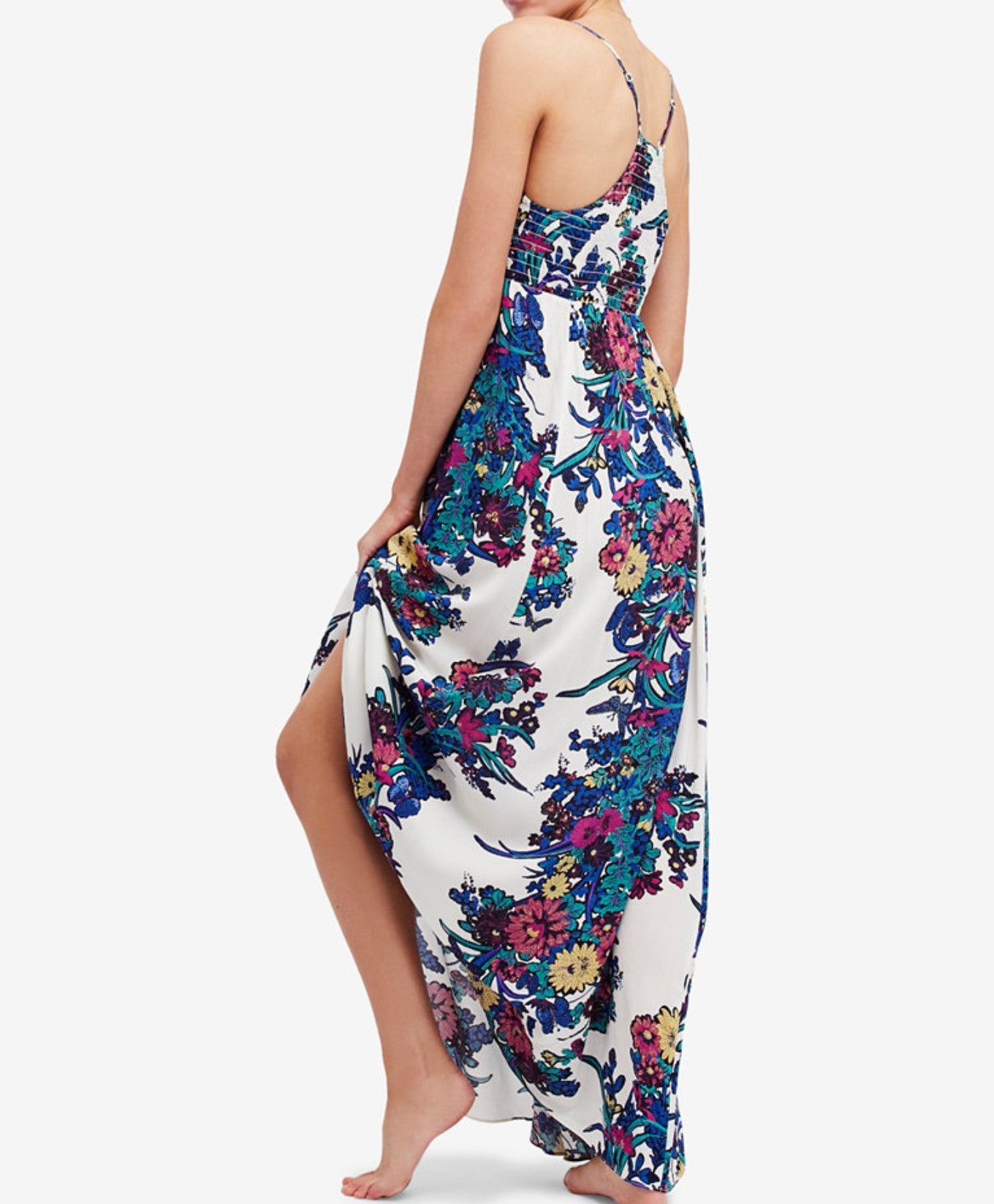 Free People Through The Vine Printed Maxi Dress