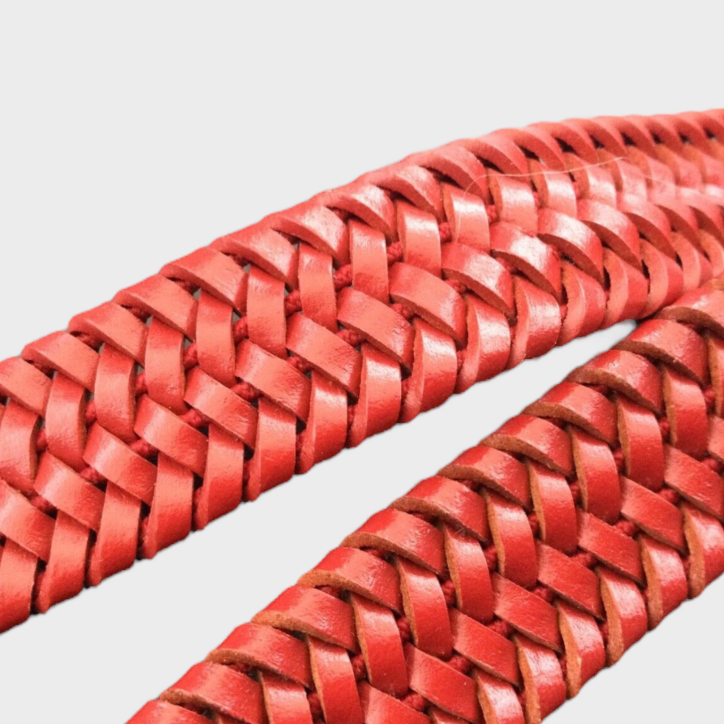 Lauren Ralph Lauren Nautical Clip Braided Belt Rl 2000 Red XS