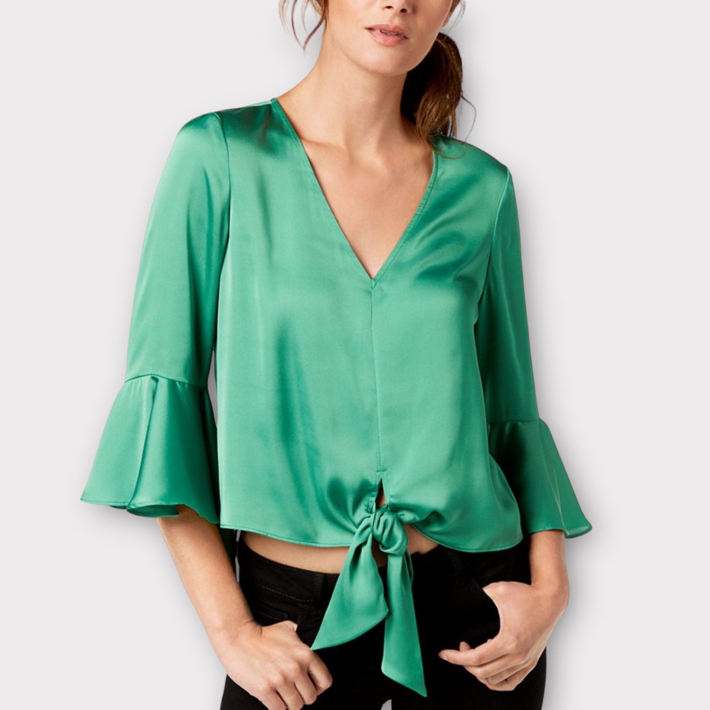 Tie-Front Crop Top