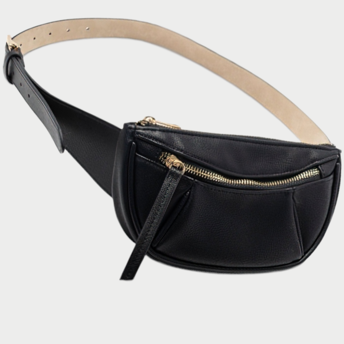 حقيبة حزام حصوية كونياك