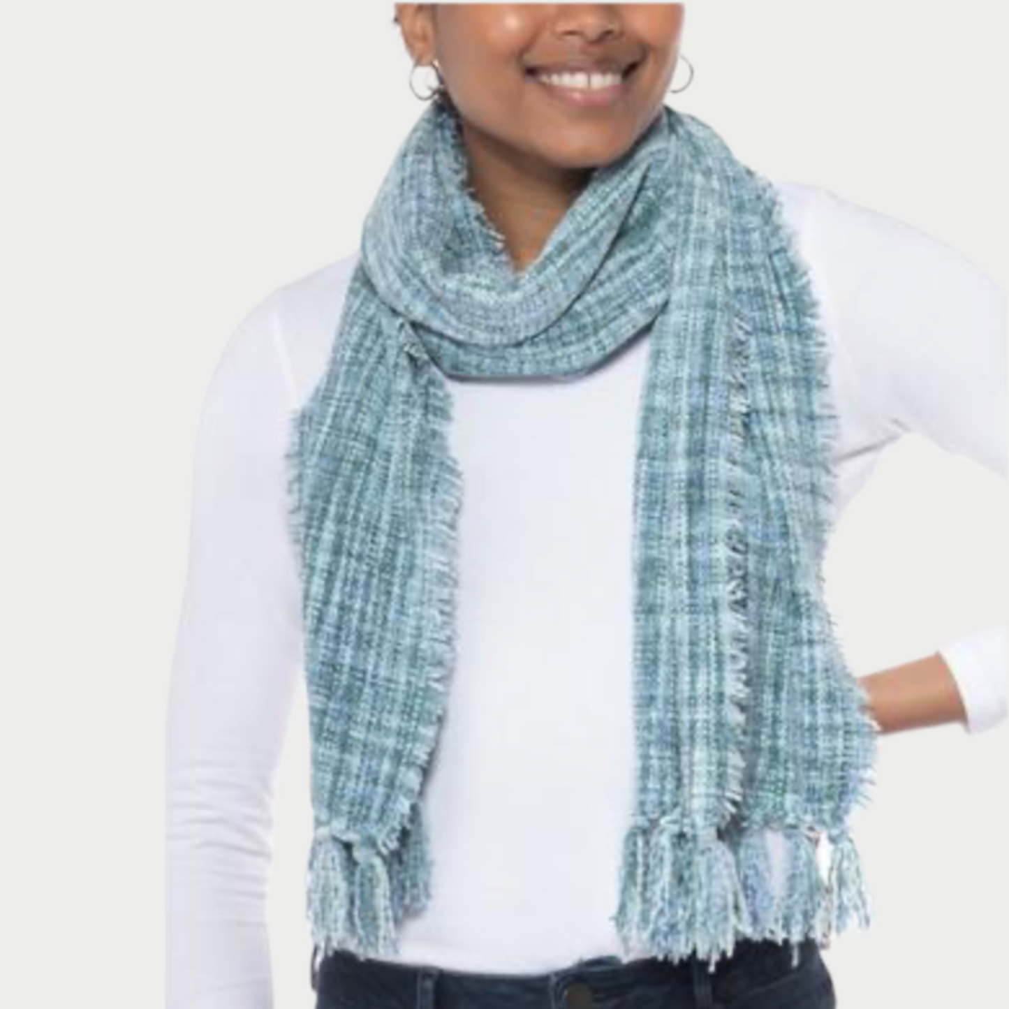 وشاح ملفوف منقوش