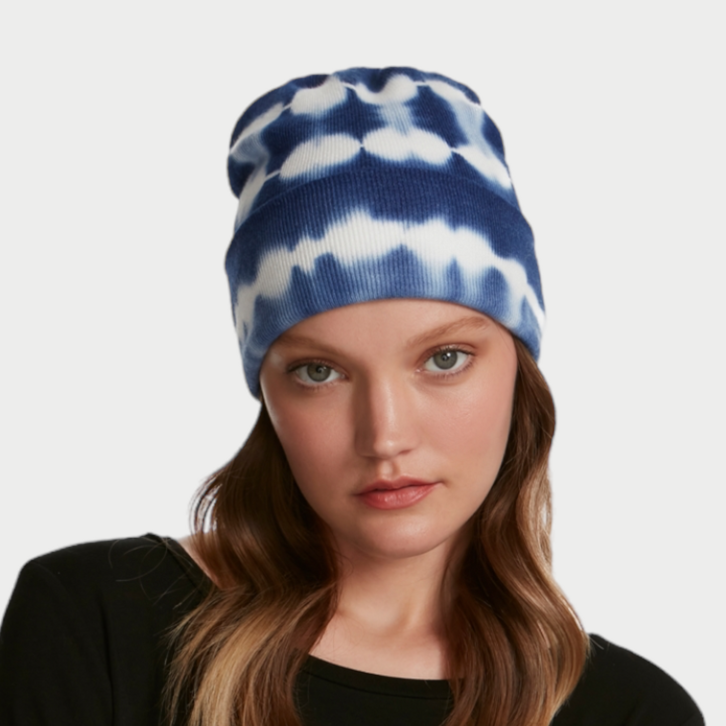 Steve Madden Tie-Dyed Beanie Magenta ONE SIZE