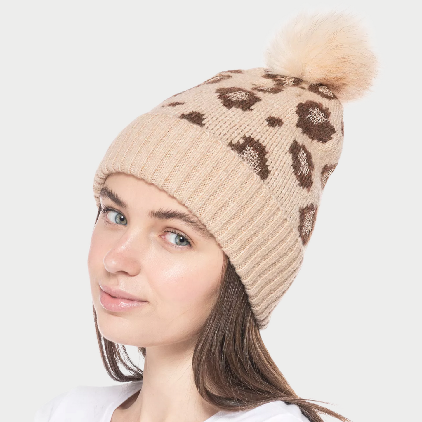 Leopard Shine Beanie
