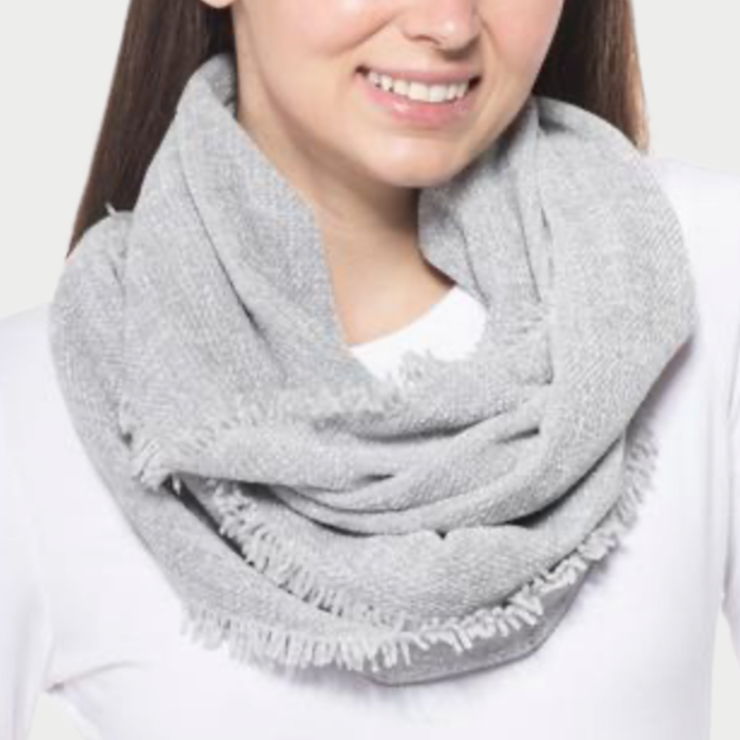 وشاح منقوش ثلاثي الألوان