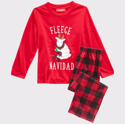Fleece Navidad Family matching PJ