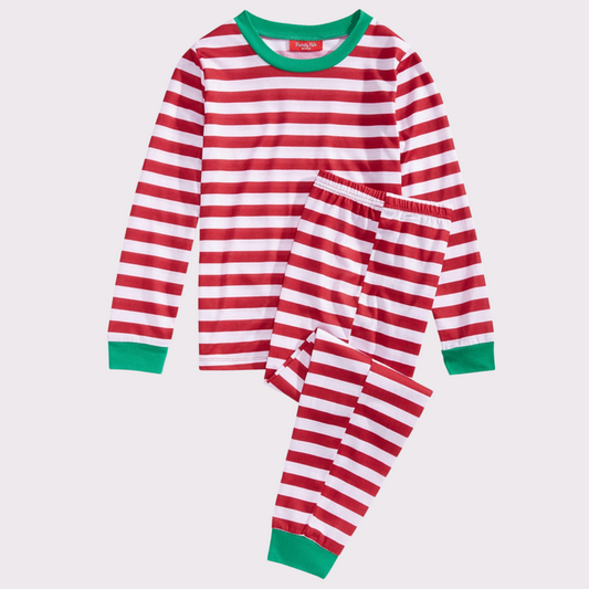 Holiday Stripe Pajama Set