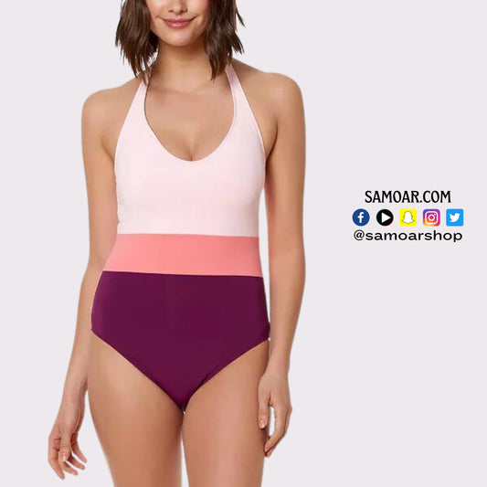 Color blocked One-Piece