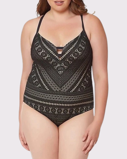 Crochet One-Piece Swimsuit