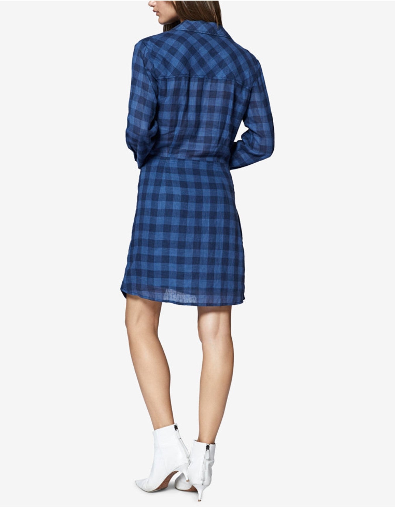 Sanctuary Ani Checkered Side-Tied Dress