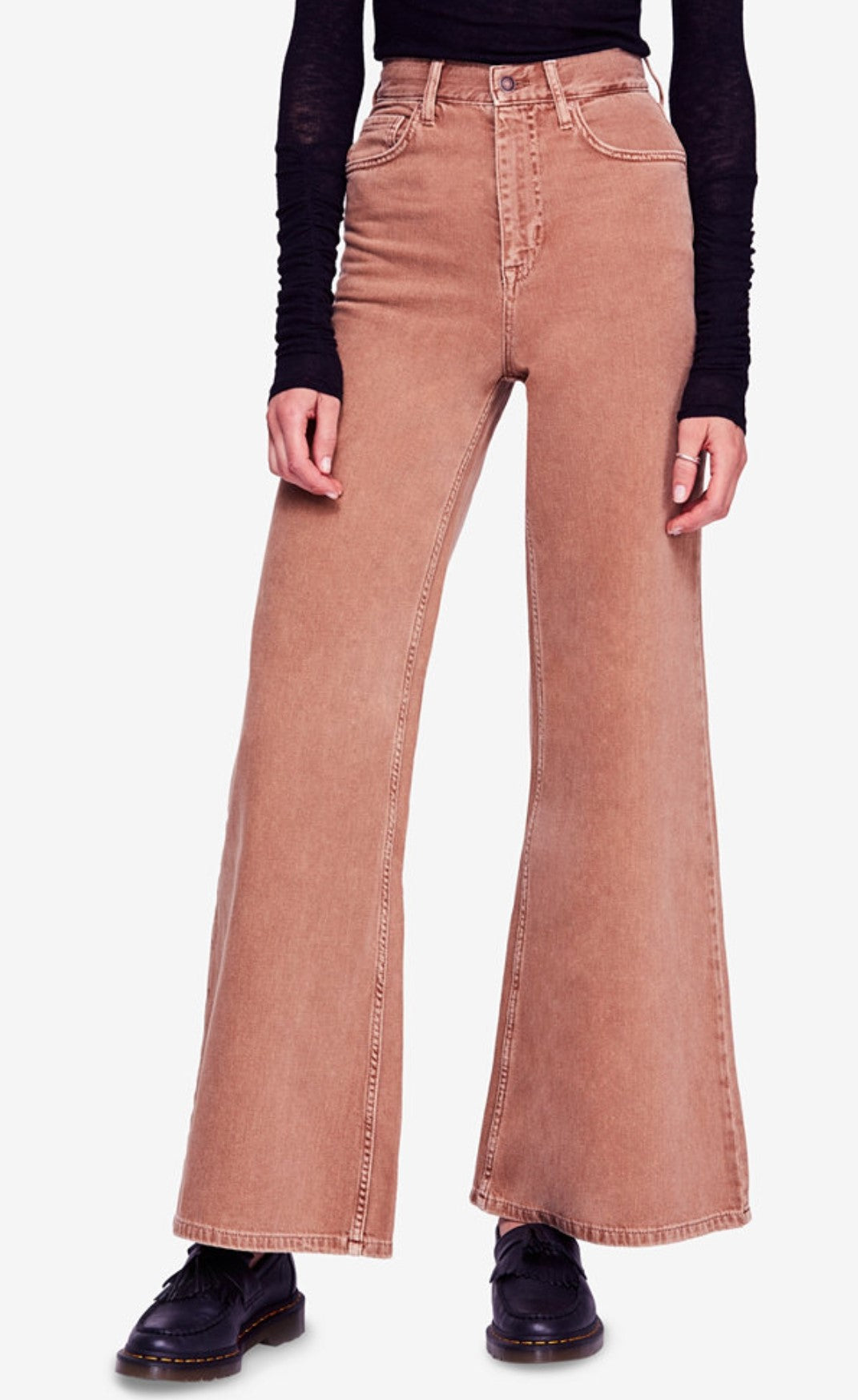 Free People Super High-Rise Wide-Leg Jeans