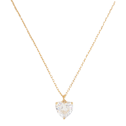 Kate Spade New York Gold-Tone Birthstone Heart Pendant Necklace, 16" + 3"
extender