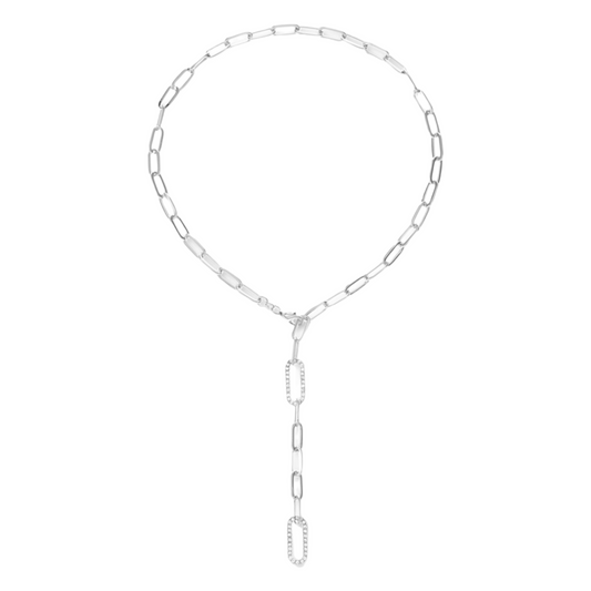 Alfani Chain Link Lariat 16" Necklace