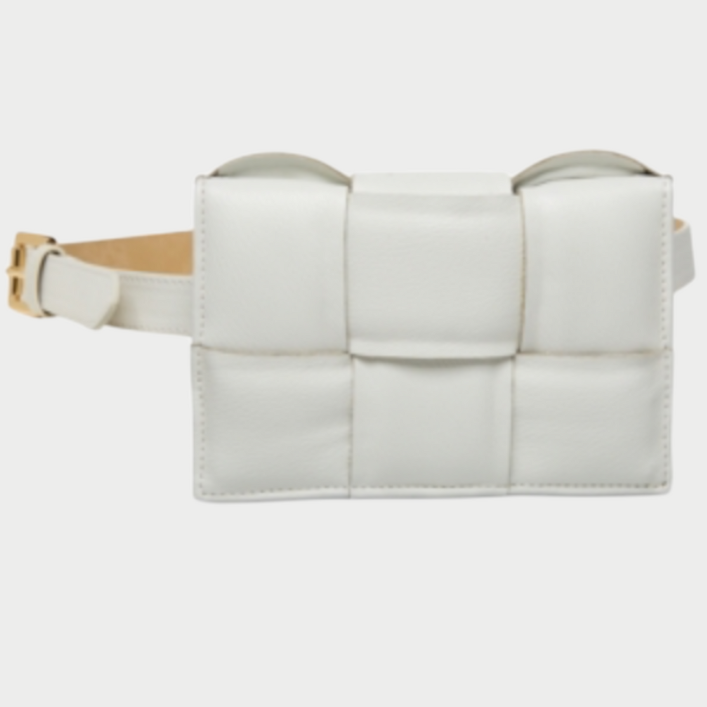 Oversized Woven Belt Bag