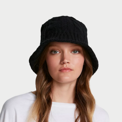 Cable-Knit Bucket Hat